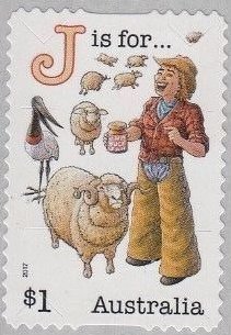 Stamp, J is for, Australia,  , Education