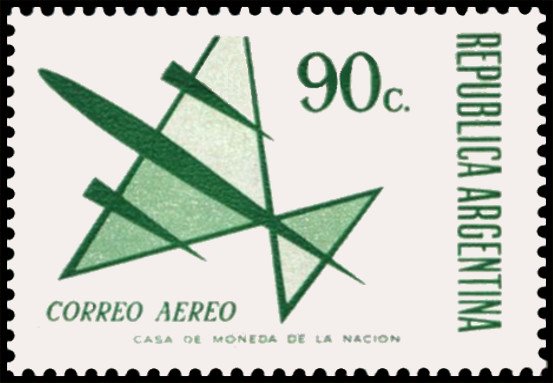 Air Mail - Stylized aircraft