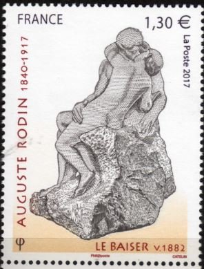 "The Kiss" by Auguste Rodin (1840-1917)