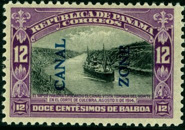S.S. Panama in Culebra Cut