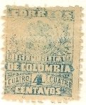Stamp, Coat of Arms, Colombia,  , Coats of Arms