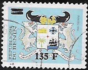 Stamp, 1997 Overprints & Surcharges, Benin,  , Coats of Arms