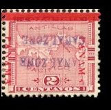 Stamp, Map of Panama, Canal Zone,  