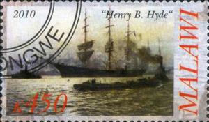 Stamp, "Henry B. Hyde", Cinderellas,  , Sailing Ships