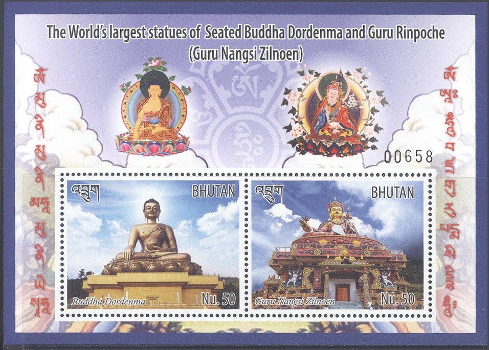 Monumental Statues of Buddha in Bhutan