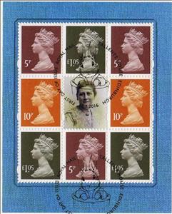 Booklet Pane, Beatrix Potter - QEII definitives, United Kingdom of Great Britain & Northern Ireland,  , Crowns and Coronets, Famous People, Heads of State, Heraldic Animals, Queens, Royalty, Women