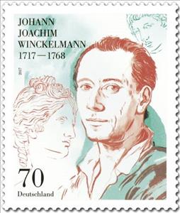 Stamp, Johann Joachim Winckelmann, Germany, Federal Republic,  , Archaeologists, Authors, Famous People, Literary People (Poets and Writers), Literature, Men