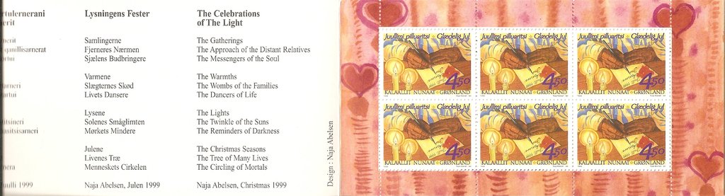 Booklet, Christmas 1999, Greenland,  , Christmas
