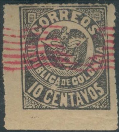 Cartagena edition: coat of arms (overprint)