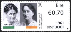 Stamp, Kathleen Lynn and Elizabeth O'Farrell, Ireland,  , Anniversaries and Jubilees, Freedom Fighters
