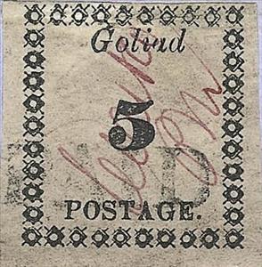 Stamp, Goliad, Tex., Confederate States of America,  