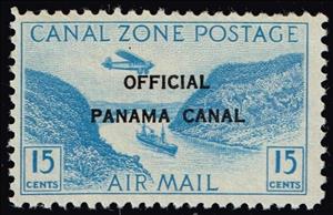 Stamp, Gaillard Cut, Canal Zone,  