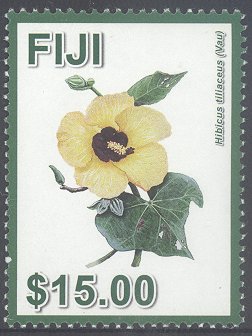 Stamp, Fijian Hibiscuses, Fiji,  , Flowers, Plants (Flora)