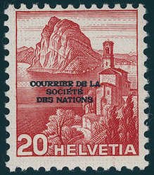 Castagnola Church & San Salvatore Massive (SDN overprint)