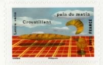 Stamp, Crousty, France,  , Food