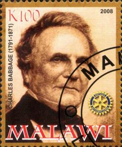 Stamp, Charles Babbage, Cinderellas,  , People