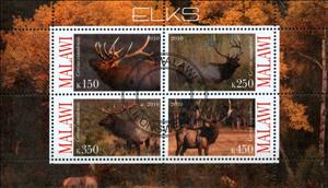 Mini Sheet, Elks, Cinderellas,  , Animals (Fauna)
