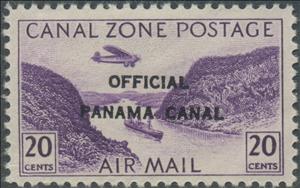 Stamp, Gaillard Cut, Canal Zone,  