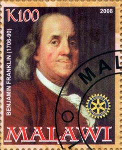 Stamp, Benjamin Franklin, Cinderellas,  , People, Scientists