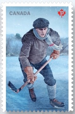 Stamp, History Of Hockey, Canada,  , Athletes, Ice-hockey, Joint Issues, Sports, Winter Sports