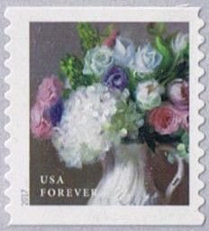 Flowers in White Vase - coil