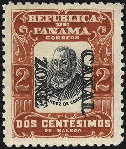 Stamp, Fernández de Córdoba, Canal Zone,  