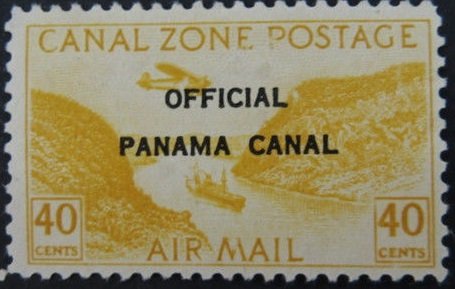 Stamp, Gaillard Cut, Canal Zone,  