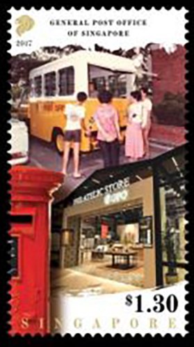 Stamp, Opening of New SingPost GPO Center, Singapore,  , Post Offices, Postal History, Postal Services