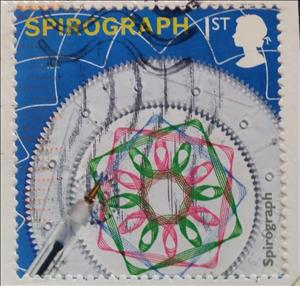 Stamp, Spirograph, United Kingdom of Great Britain & Northern Ireland,  , Toys