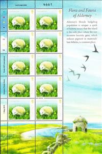 Mini Sheet, Blonde Hedgehog (Erinaceus europaeus), Alderney,  , Animals (Fauna), Hedgehogs, Mammals