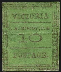 Stamp, Victoria, Tex., Confederate States of America,  