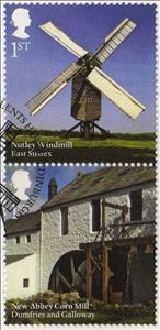 Se-tenant, Se-tenant Pair, United Kingdom of Great Britain & Northern Ireland,  , Windows