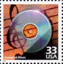 Stamp, Century - 1980's: Compact Discs, United States of America,  