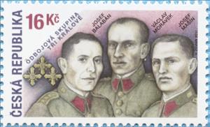 Stamp, The “Three Kings” anti-Nazi resistance group, Czech Republic,  , Uniforms