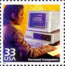 Stamp, Century - 1980's: Personal Computers, United States of America,  