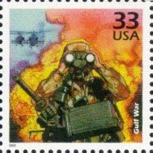 Stamp, Century - 1990's: Gulf War, United States of America,  