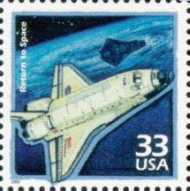 Stamp, Century - 1990's: Return to Space, United States of America,  