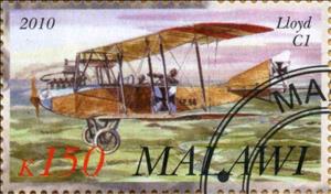 Stamp, Lloyd C1, Cinderellas,  , Aircraft