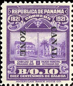 Municipal building in 1821 and 1921