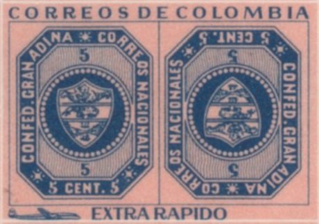 Tęte Bęche 5c Stamps of 1859
