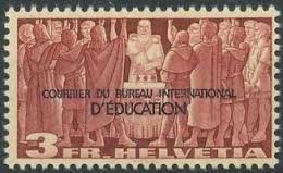 Sealing of the federal charter (BIE/IBE overprint)
