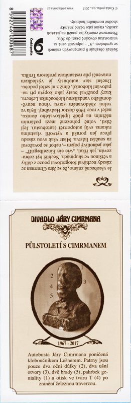 Booklet, Half a century with Cimrman — stamp booklet, Czech Republic,  