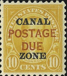 Stamp, James Monroe, Canal Zone,  