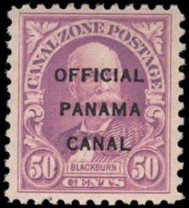 Stamp, J.C.S. Blackburn, Canal Zone,  
