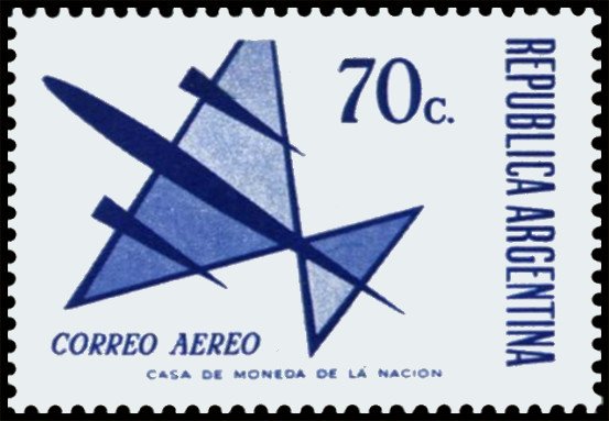 Air Mail - Stylized aircraft