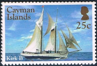 Stamp, Kirk, Cayman Islands,  , Sailing Ships, Ships