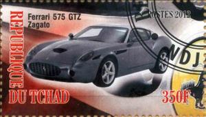 Stamp, Ferrari 575 GTZ Zagato, Cinderellas,  , Cars