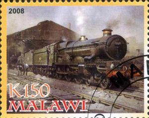 Stamp, Locomotive, Cinderellas,  , Locomotives, Railways, Steam Traction, Transport