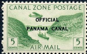 Stamp, Gaillard Cut, Canal Zone,  