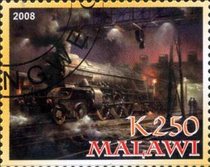 Stamp, Locomotive, Cinderellas,  , Locomotives, Railways, Steam Traction, Transport